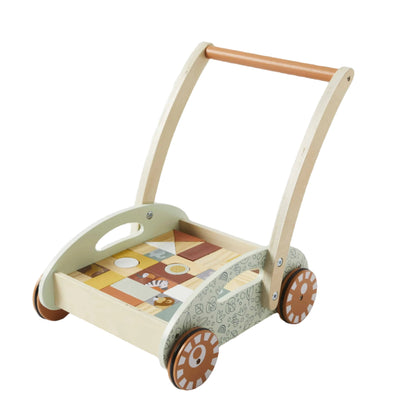 Baby Walker With Blocks (34-Piece)