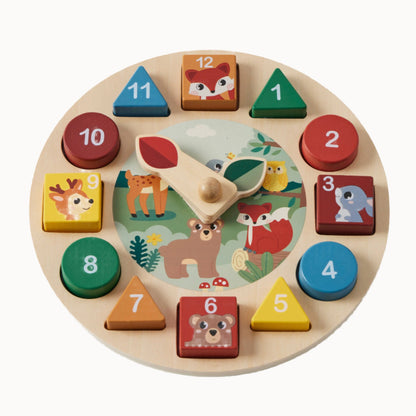 Clock Number & Shape Sorter