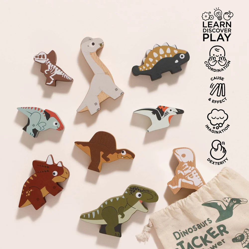 Dinosaures empilables jurassiques 🦕