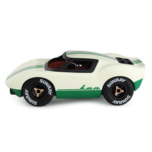 Toy car with 'Sunray' branding on a white background