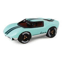 Toy car with 'Sunray' branding on a white background