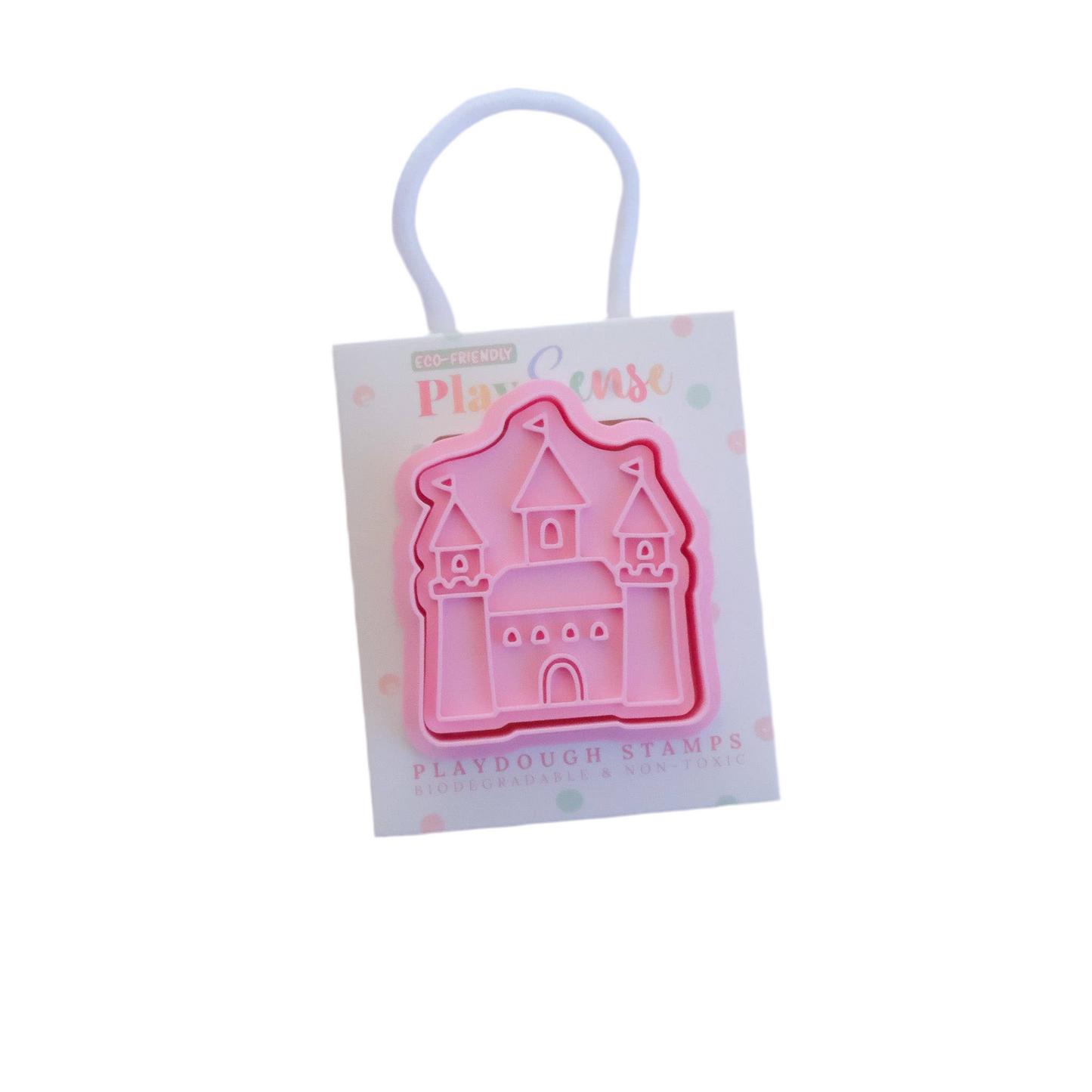 Princess castle dough stamp pink