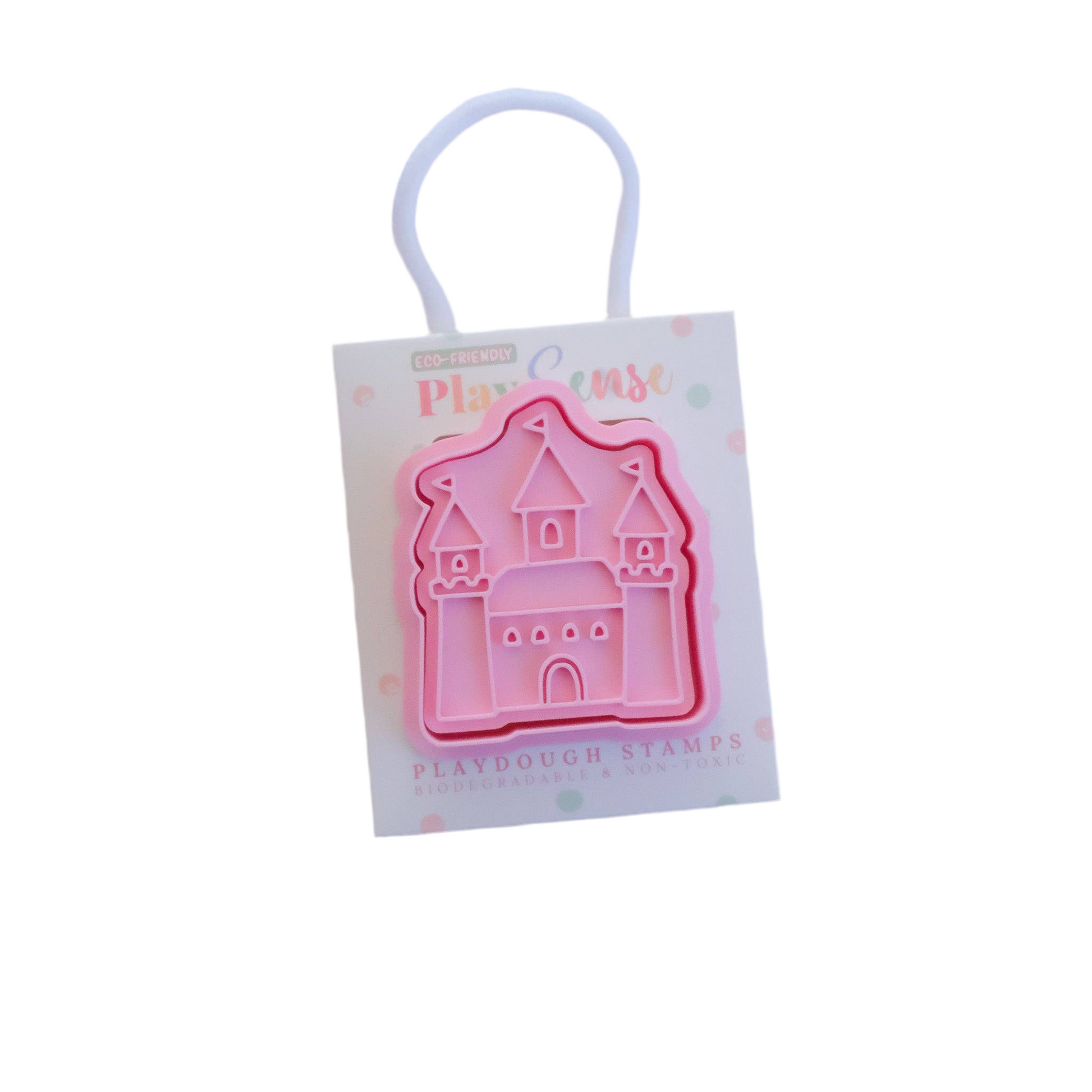 Princess castle dough stamp pink