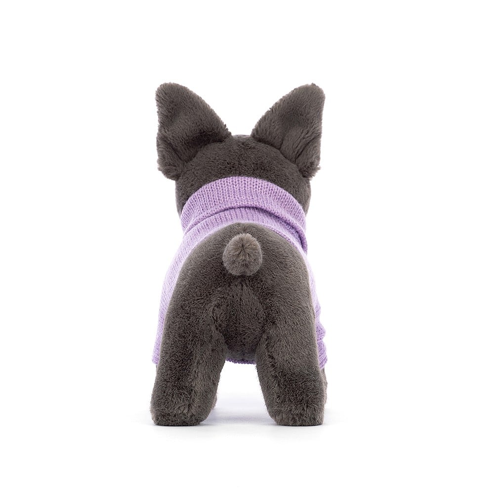 Pull Bouledogue Français Violet