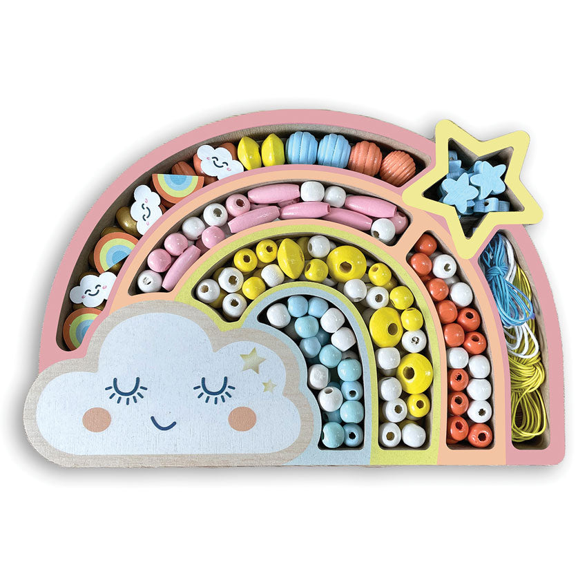 Les Perles Wooden Beads Rainbow