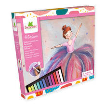 Sycomore Artissimo Pastels Dancers art kit box with ballerina artwork and colourful dry pastels