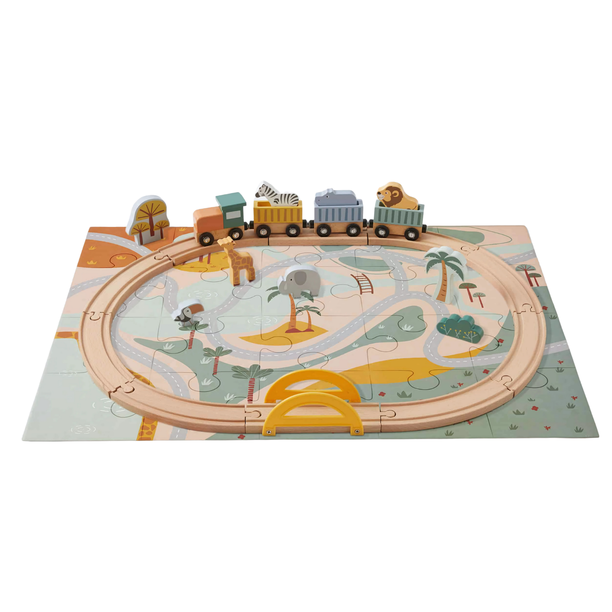 Animal Puzzle | Train Set