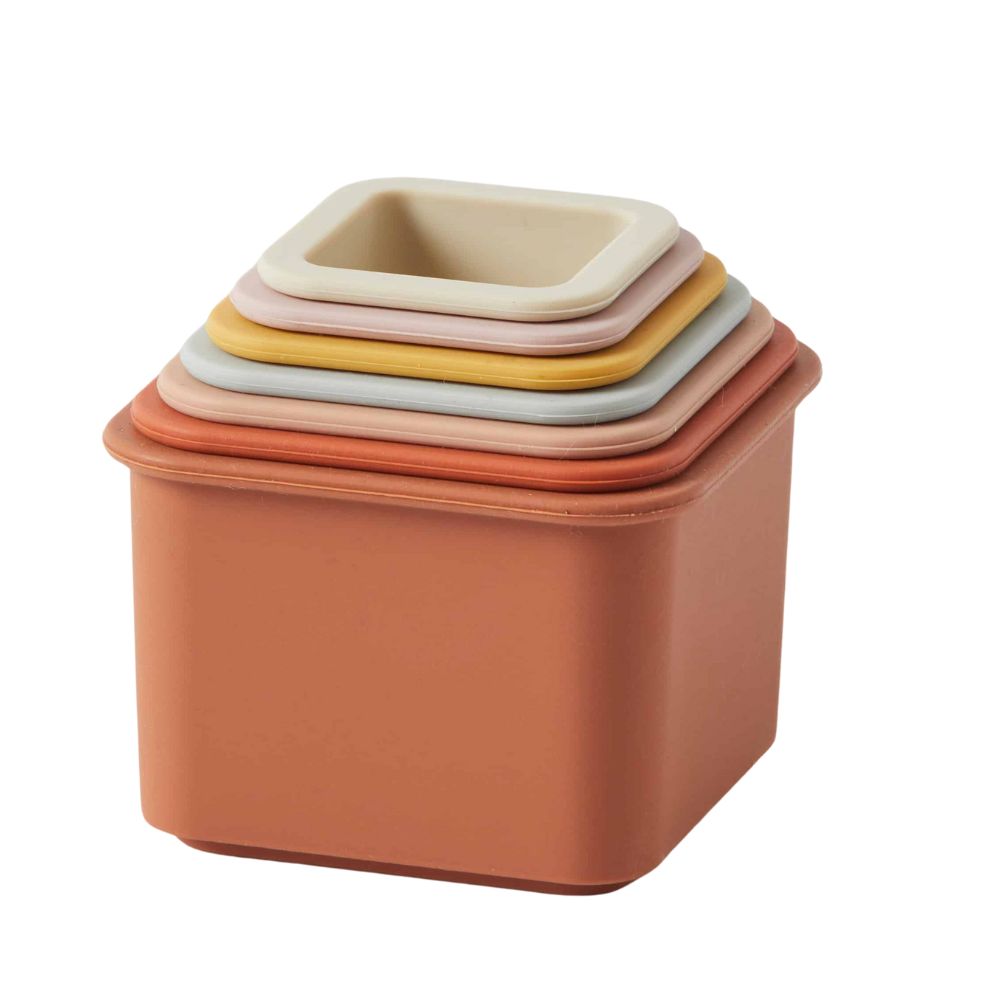 Empileur carré en silicone Charli