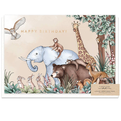 Woodland Birthday Card