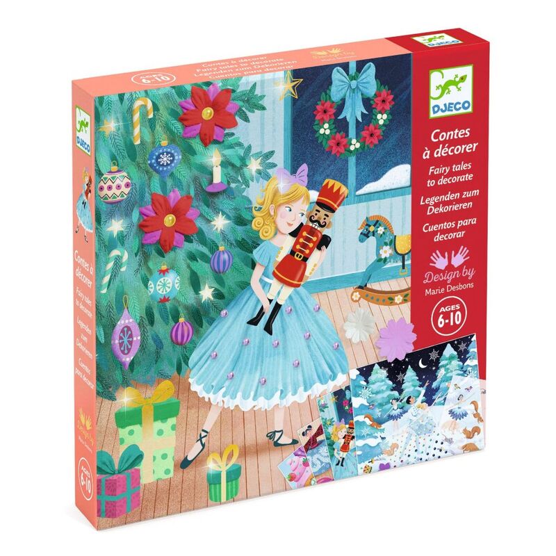 Djeco Nutcracker Fairytales to Decorate craft set in its illustrated box