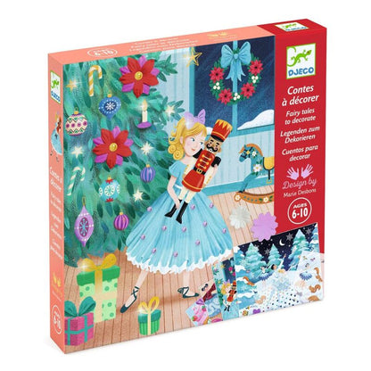 Djeco Nutcracker Fairytales to Decorate craft set in its illustrated box