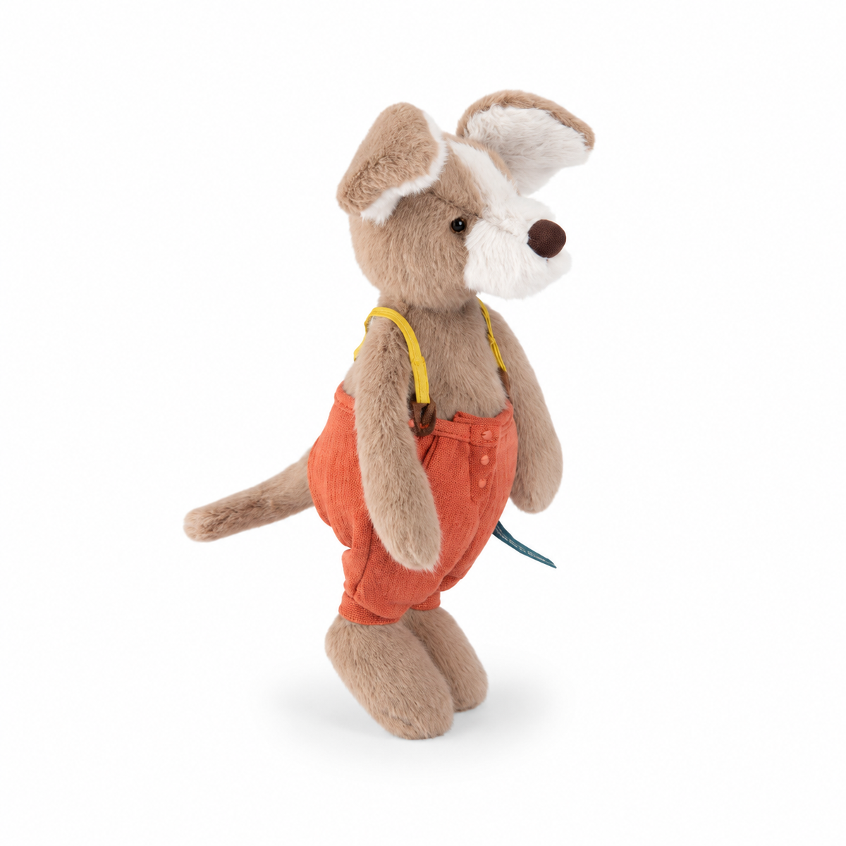 Moulin Roty Jack small dog doll, side view