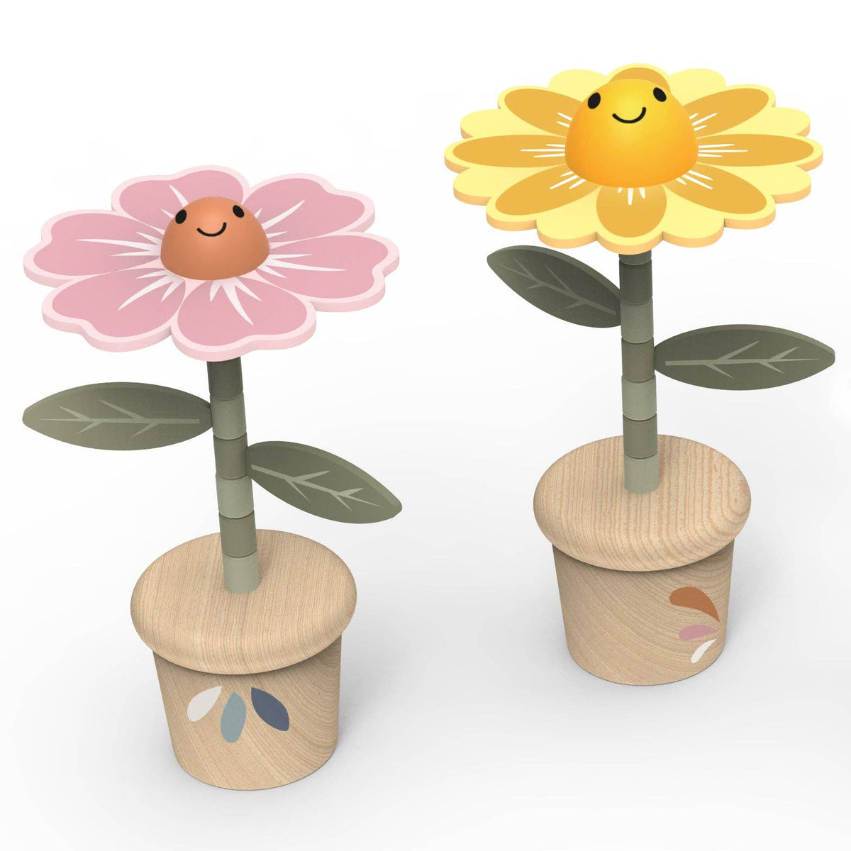 Flower Pushing Puppet - Pink