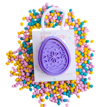 Purple egg shaped dough cutter