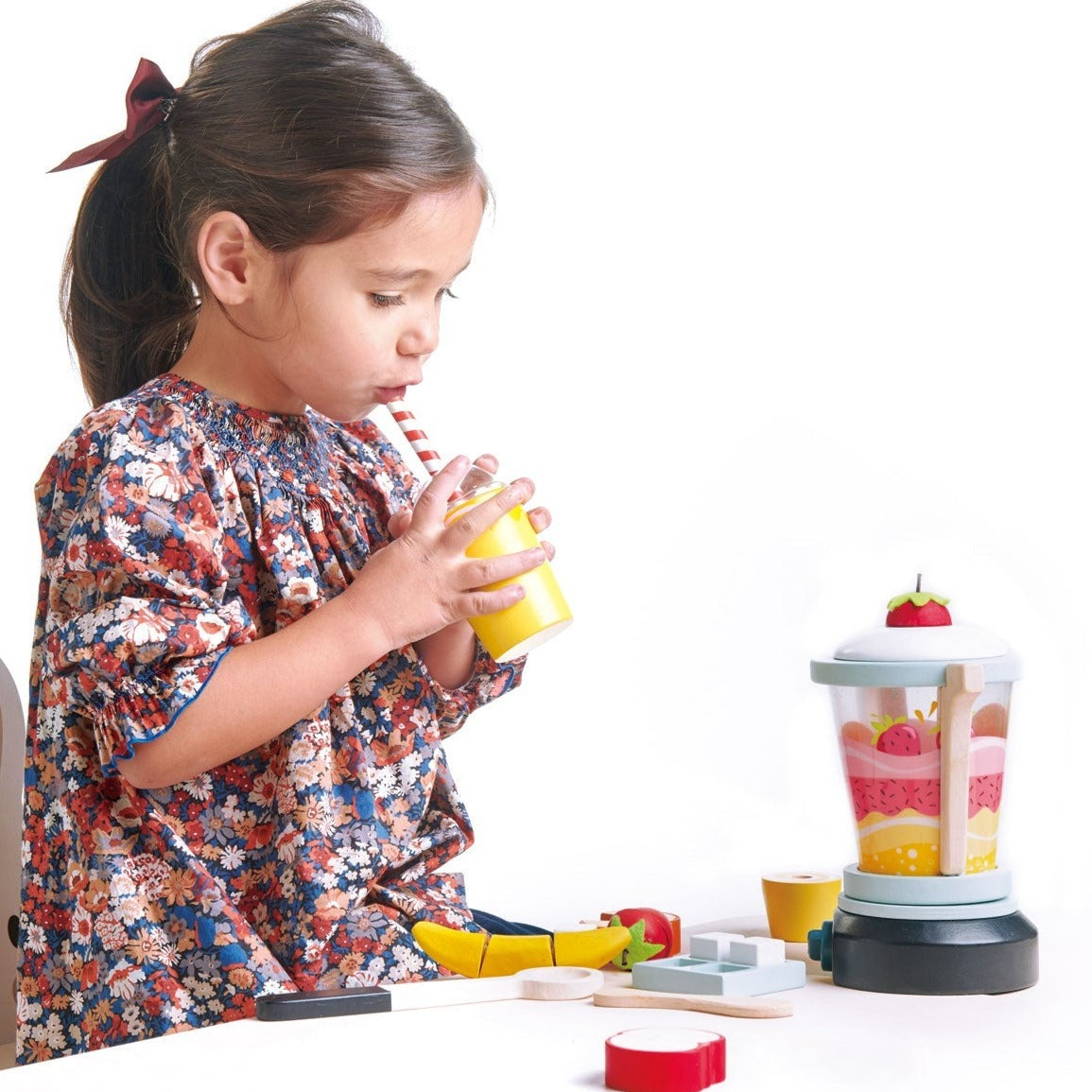 Ensemble mélangeur fruité et lisse