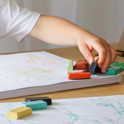 Beeswax Crayons Blocks 12pk