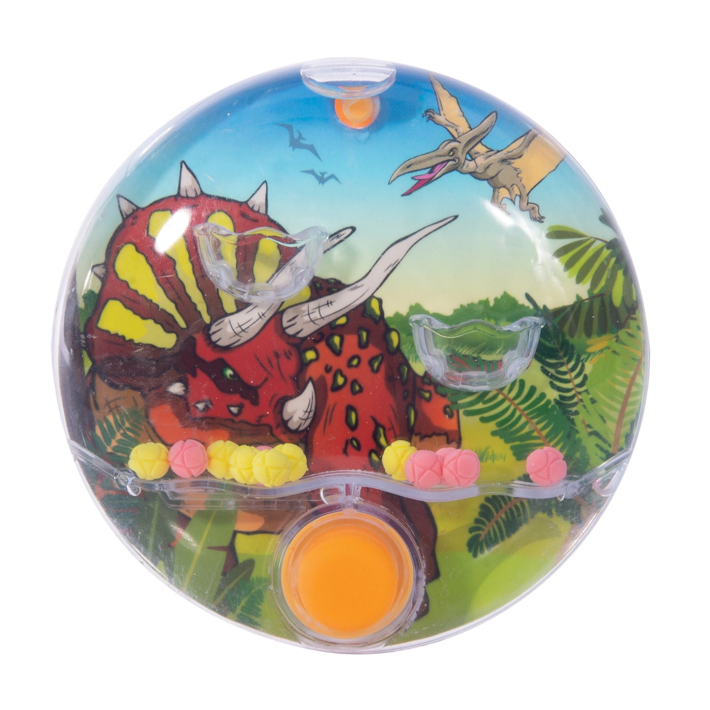 Jeu rempli d'eau de dinosaure