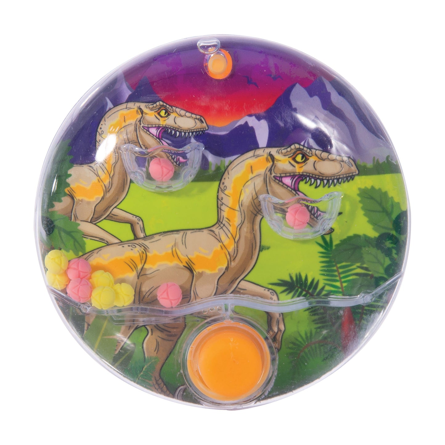 Jeu rempli d'eau de dinosaure