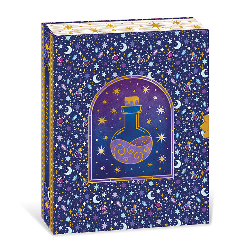 Closed starry storage box for the Janod Magic School Potions Kit