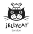 Jellycat logo with a black cat face and 'Jellycat London' text on a white background