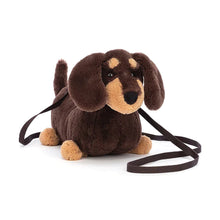Otto brown sausage dog handbag soft toy from Jellycat - at Send A Toy