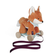 Karoo pull along fox plush toy