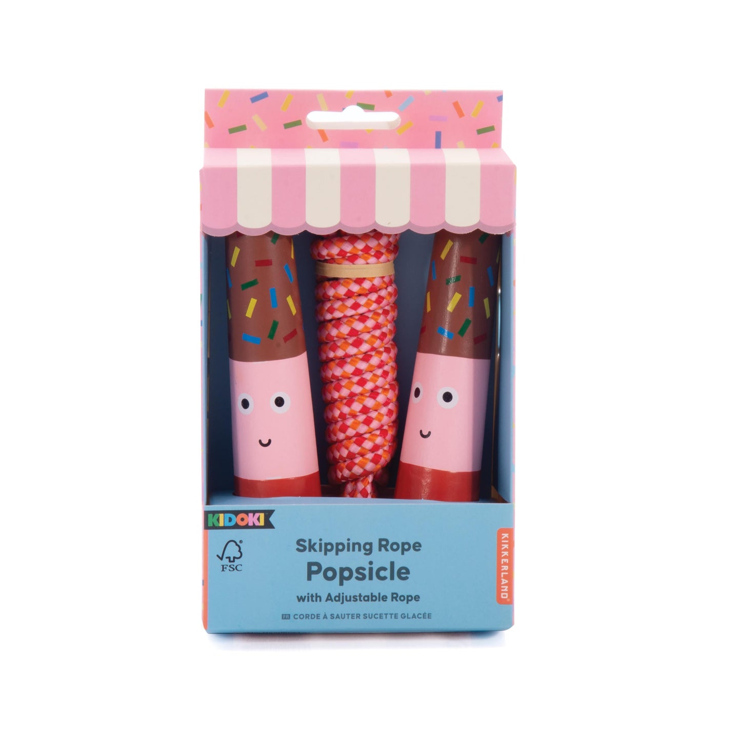 Popsicle Adjustable Skipping Rope (Wooden)