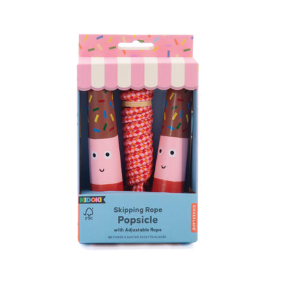 Popsicle Adjustable Skipping Rope (Wooden)