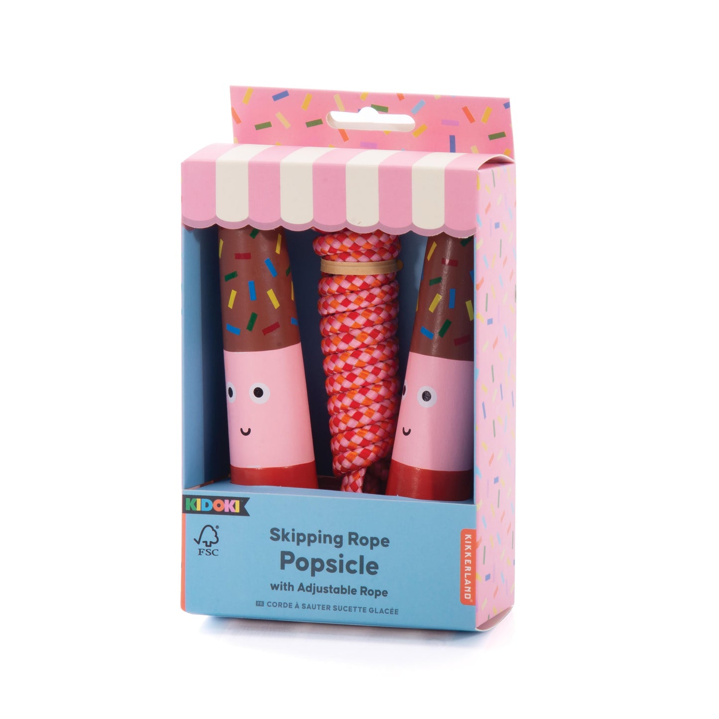 Popsicle Adjustable Skipping Rope (Wooden)