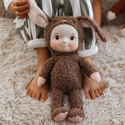 Maeve Rabbit plush doll, front view
