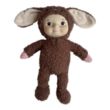 Maeve Rabbit doll shown as a baby gift