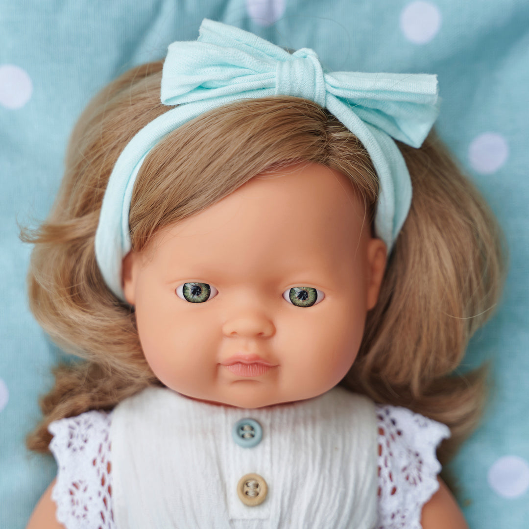 Caucasian Dark Blonde Anatomically Correct Girl Doll - Dressed 38cm