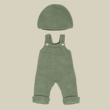Dolls Knitted Overalls + Cap | 38cm dolls