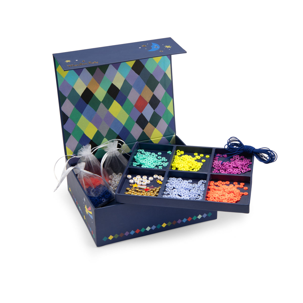 Moulin Roty Les Comètes Filantes flat bead set