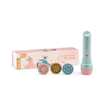 Ecole de Danse storybook torch with three story wheels