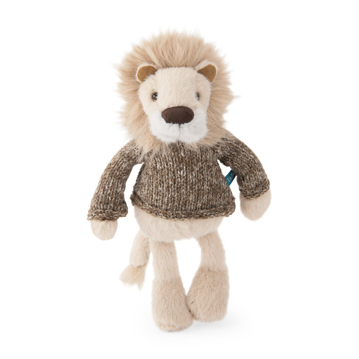 Moulin Roty Eliott the lion soft toy, front view