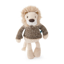 Moulin Roty Eliott the lion soft toy, front view