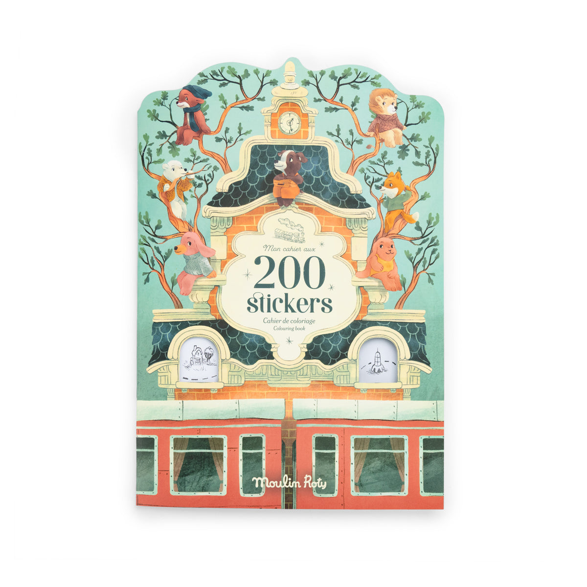 Cover of La Bande à Jojo colouring and sticker book with 200 stickers