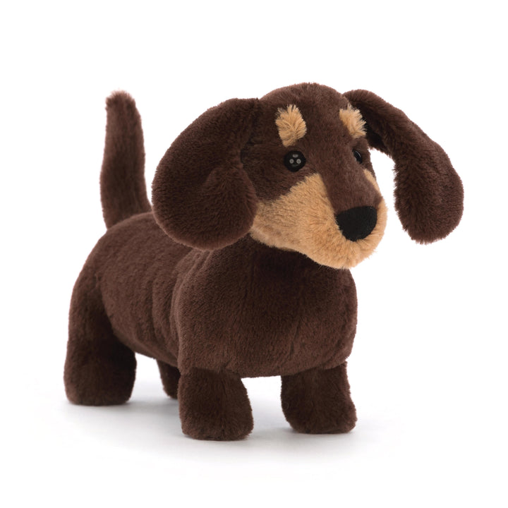 Otto Sausage Dog - Small brown Jellycat dog soft toy | Send A Toy