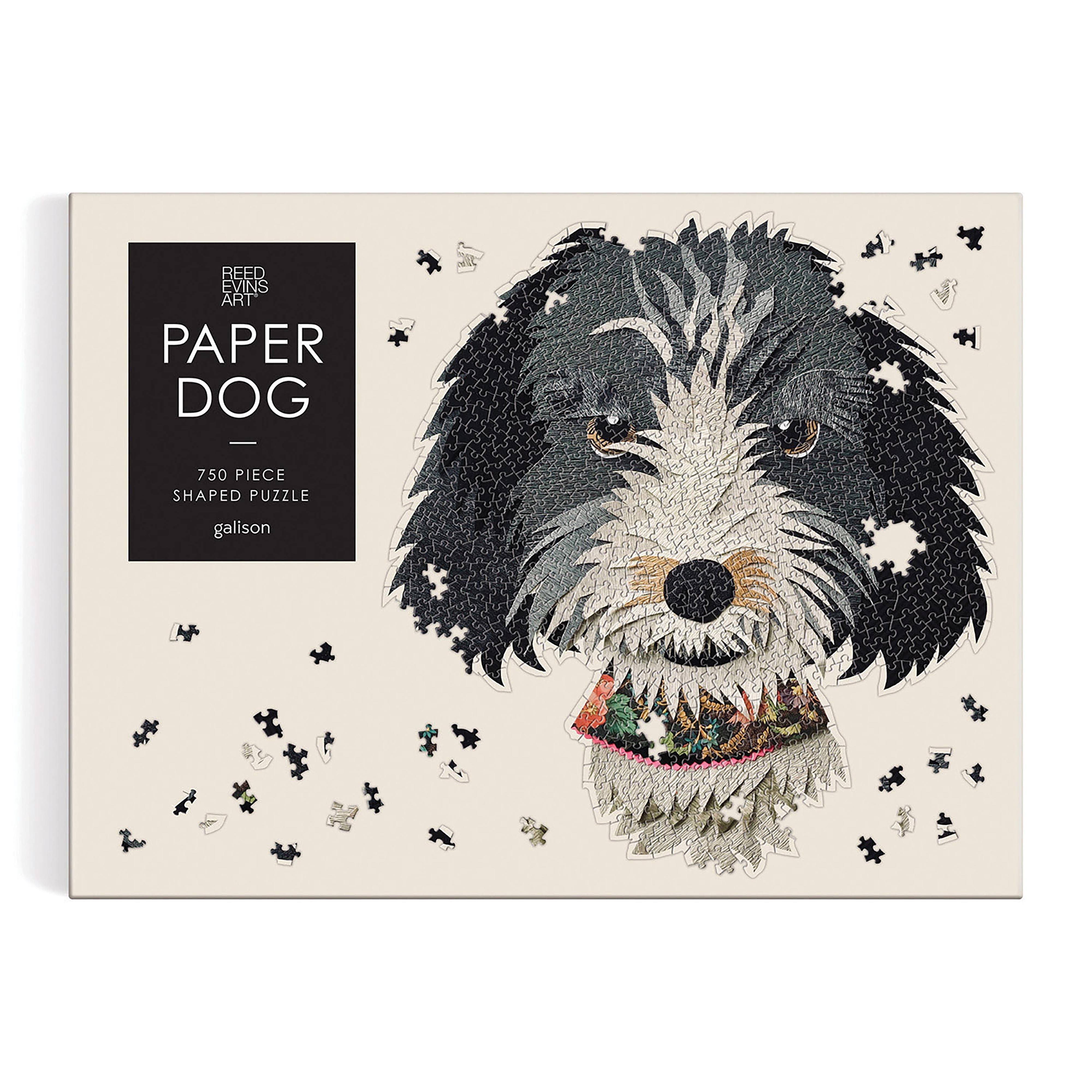 Casse-tête chien en papier, 750 pièces