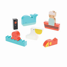 Puzzle et jeu en bois - À la mer