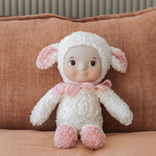 Sadie Lamb plush doll, front view