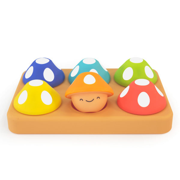 Sassy Baby Mischievous Matching Mushrooms colour matching toy