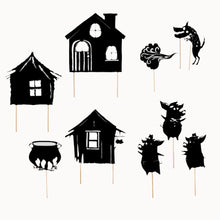 3 Little Pigs Shadow Puppets