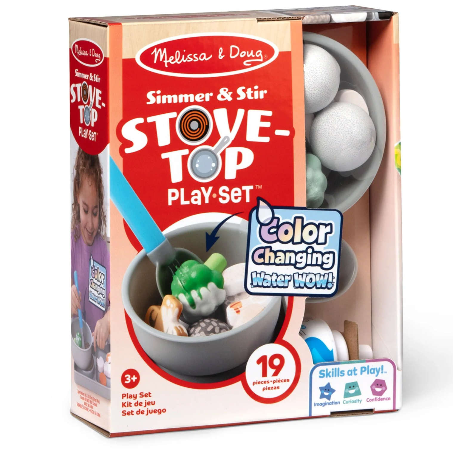 Melissa & Doug Stove-Top play set packaging on a white background
