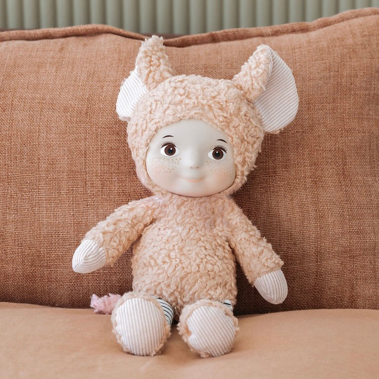 Thelma Mouse plush doll, front view