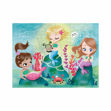 Completed Mudpuppy Mermaids 36-piece Puzzle To Go