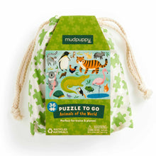 Mudpuppy Animals of the World 36-piece Puzzle To Go packaging