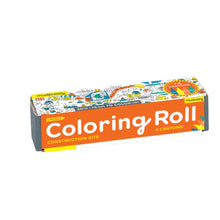 Mudpuppy Construction Site Mini Coloring Roll packaging