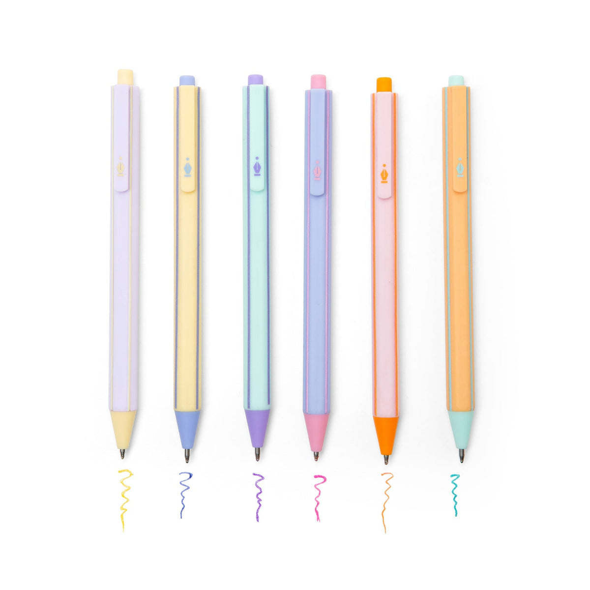 Kikkerland Glitter Gel Pens color detail